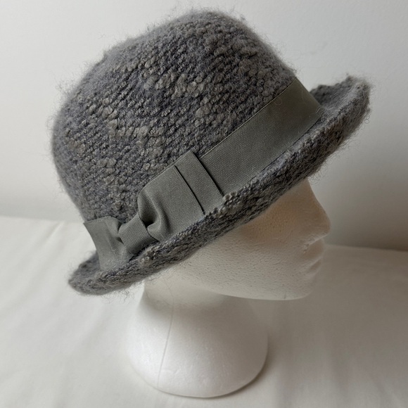 Anthropologie Gray Textured Hat - Picture 6 of 9